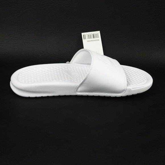 Nike Benassi JDI Womens Sandals Slide White - Picture 3 of 11